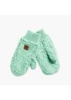 Turtle Fur High Pile Fleece Freestyle Mittens In Green