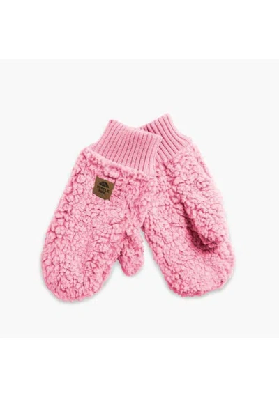 Turtle Fur High Pile Fleece Freestyle Mittens In Pink