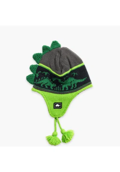 Turtle Fur Kids Dr. Dino Winter Hat In Brown