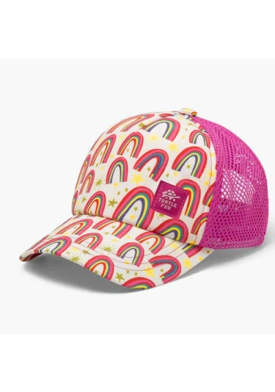 Turtle Fur Kids Quest Trucker Hat In Pink