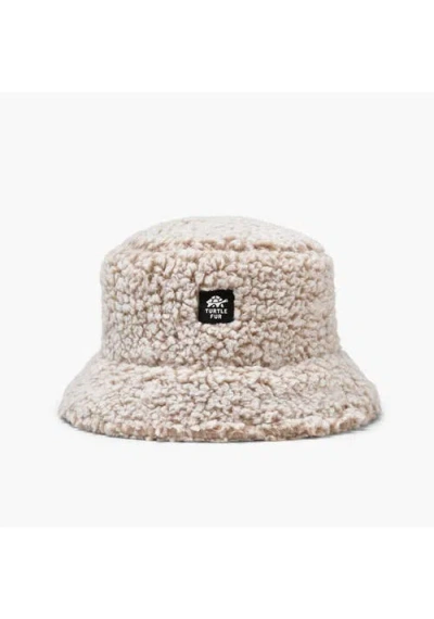 Turtle Fur Kids Stomp Fleece Bucket Hat In Neutral