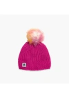 Turtle Fur Kids Suzie Pom Winter Hat In Pink