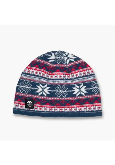 Turtle Fur Lars Merino Wool Beanie In Blue