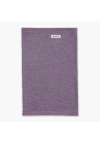 Turtle Fur Luxe Tube Neck Gaiter In Purple