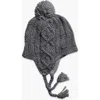 Turtle Fur Merino Wool Gianna Earflap Beanie In Gray