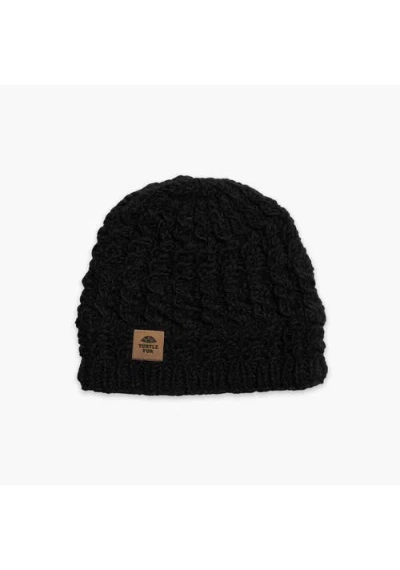 Turtle Fur Mika Wool Beanie In Black