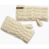 Turtle Fur Mika Wool Fingerless Mittens In Gray
