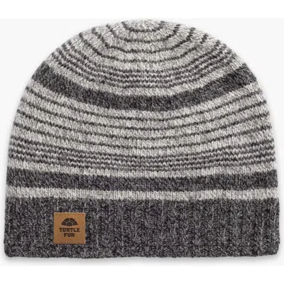 Turtle Fur Schist Lambswool Beanie In Gray