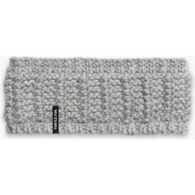 Turtle Fur Shay Knit Headband In Gray