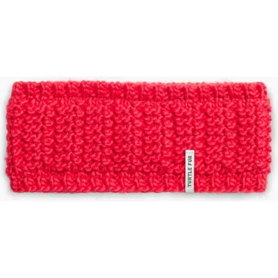 Turtle Fur Shay Knit Headband In Orange