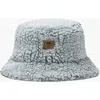 Turtle Fur Stomp Fleece Bucket Hat In Blue