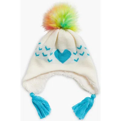 Turtle Fur Kids'  Toddle Sophie Winter Hat In Blue