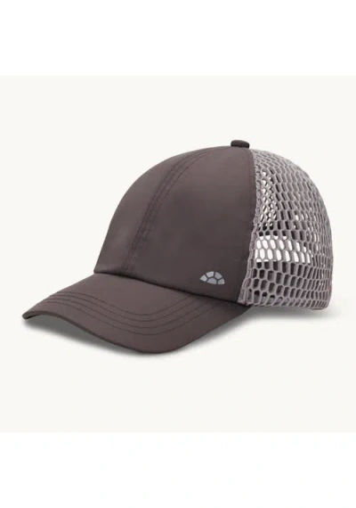 Turtle Fur Trekker Trucker Hat In Gray