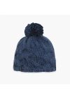 Turtle Fur Wave On Wave Merino Wool Hat In Blue