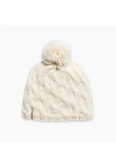 Turtle Fur Wave On Wave Merino Wool Hat In White