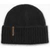 Turtle Fur Wool Polly Winter Beanie In Black