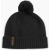 Turtle Fur Wool Tula Pom Beanie In Black