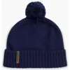 Turtle Fur Wool Tula Pom Beanie In Blue