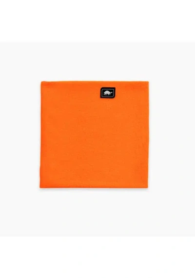 Turtle Fur Youth Double-layer Fleece Neck Warmer In Orange