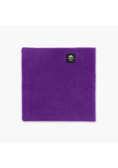 Turtle Fur Youth Double-layer Fleece Neck Warmer In Purple