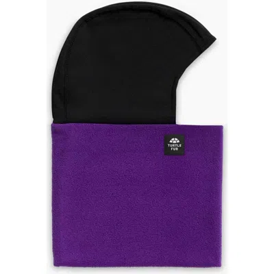 Turtle Fur Youth Fleece Shellaclava Balaclava In Purple