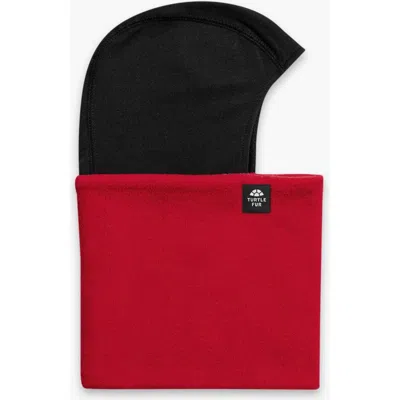 Turtle Fur Youth Fleece Shellaclava Balaclava In Red