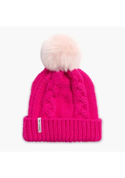 Turtle Fur Youth Lizzy Winter Hat In Pink