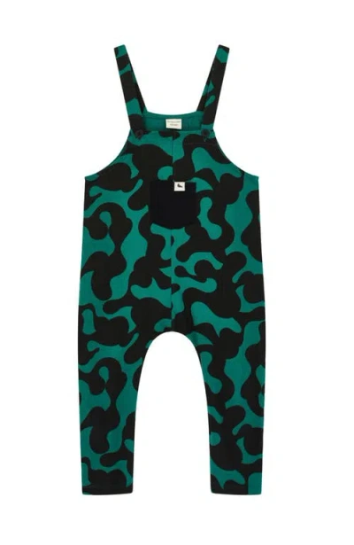 Turtledove London Kids Organic Cotton Abstract Swirl Print Jumpsuit In Multi