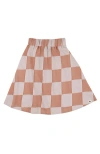 Turtledove London Kids Organic Cotton Bold Check Print Skirt In Multi