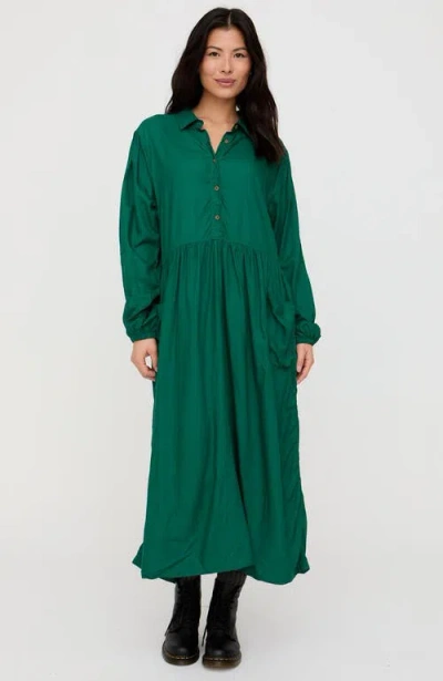 Turtledove London Magda Dress In Green