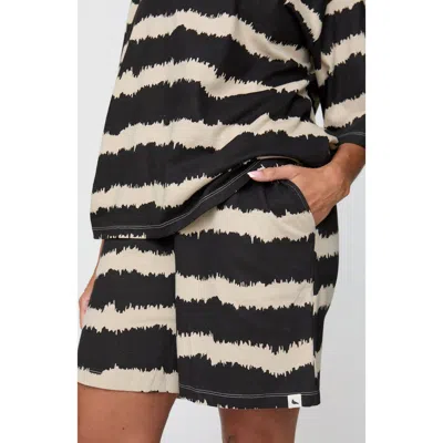 Turtledove London Organic Cotton Audrey Shorts In Black
