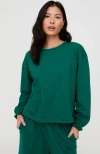 Turtledove London Organic Cotton Ivy Sweatshirt In Green