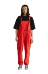 Turtledove London Organic Cotton Lila Jumpsuit In Red