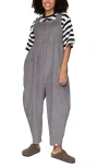 Turtledove London Smocking Strap Jumpsuit In Gray