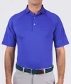 Turtleson Chase Performance Polo Shirt In Marine In Blue