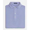 Turtleson Dean Stripe Performance Polo In Blue