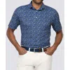 Turtleson Drew Performance Polo In Blue
