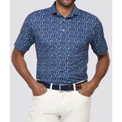 Turtleson Drew Performance Polo In Blue