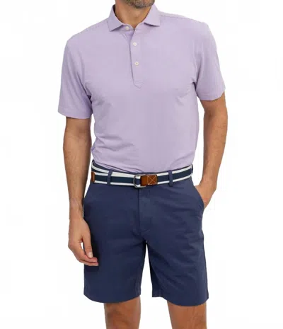 Turtleson Kershaw Polo Shirt In Bloom/luxe Blue In Purple