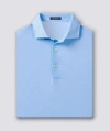 Turtleson Lennon Performance Polo In Blue