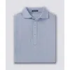 Turtleson Lester Oxford Performance Polo In Blue