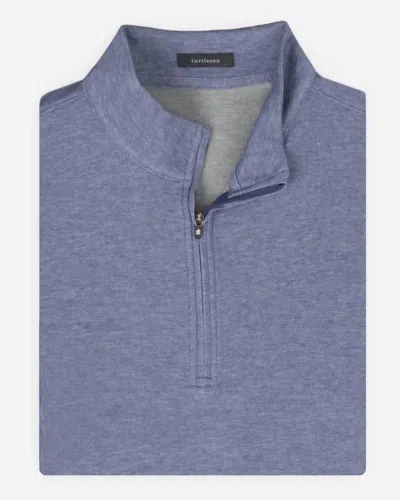 Turtleson Men Wallace 1/4 Zip Vest In Navy In Blue