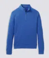 Turtleson Men's Wynn Pullover Sweater In Marine Heather In Blue