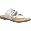 Tuscany By Easy Street® Anji Flip Flop In Silver