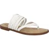 Tuscany By Easy Street® Anji Flip Flop In White