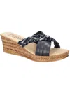 Tuscany By Easy Street® Gessica Womens Faux Leather Mule Sandals In Blue