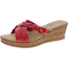 Tuscany By Easy Street® Maggia Crisscross Wedge Sandal In Multi