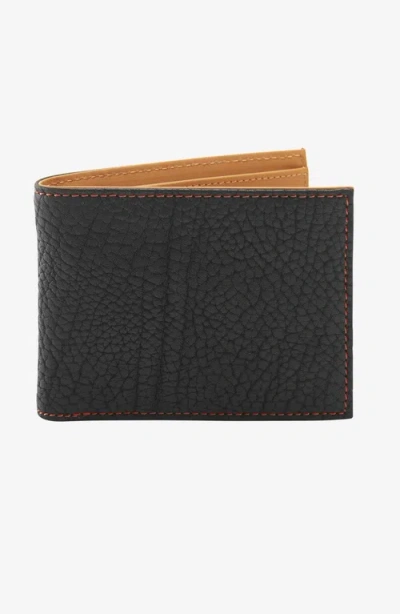 Tusk Amsterdam Compact Billfold Wallet In Black