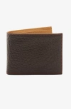 Tusk Amsterdam Compact Billfold Wallet In Brown
