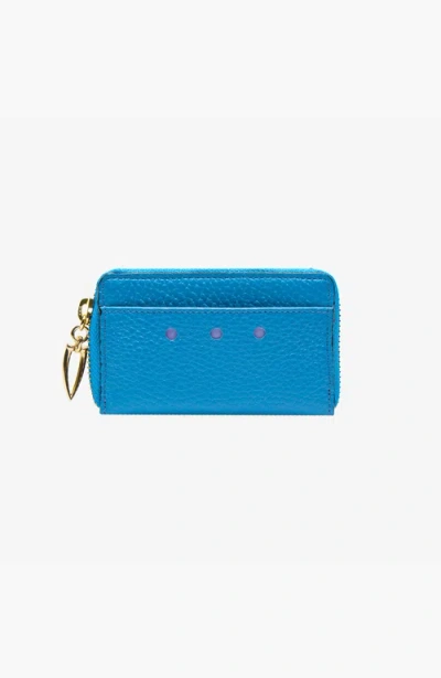 Tusk Ascot Coin And Card Case In Blue